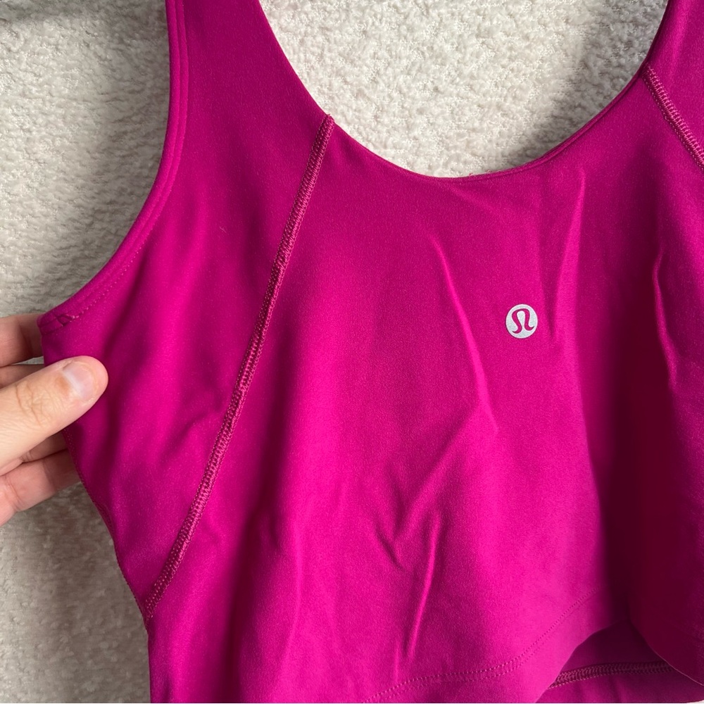 Lululemon Women’s Align Tank Ripened Raspberry Bright Pink Purple Size 10 - Picture 6 of 7